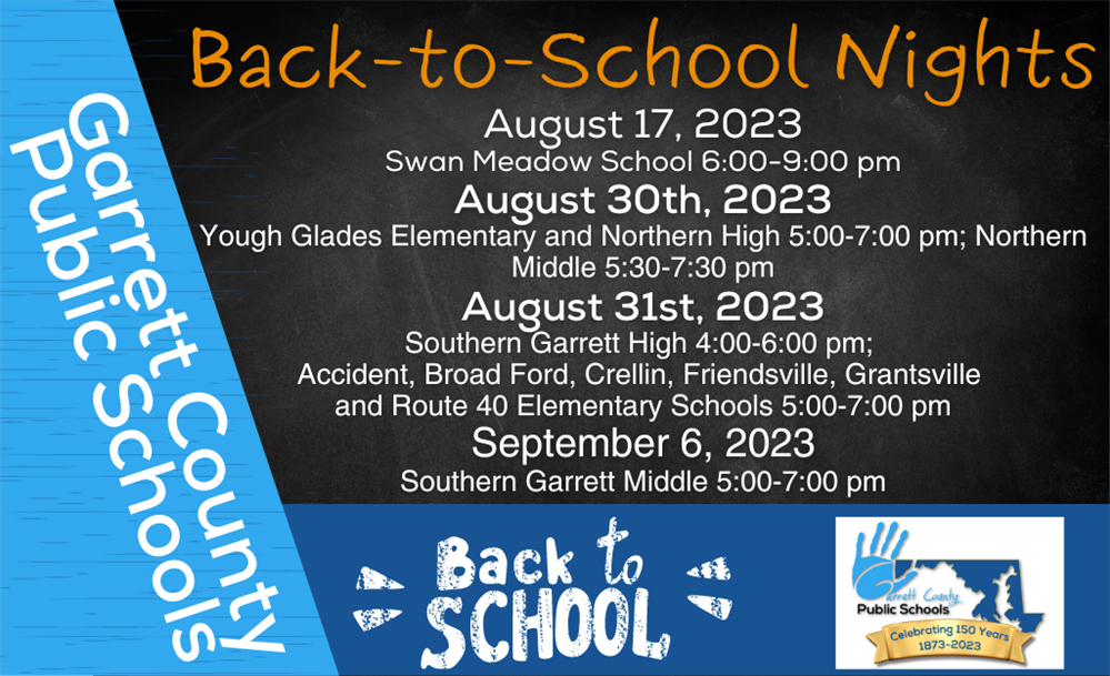  Infographic highlighting back-to-school nights as detailed in the story.